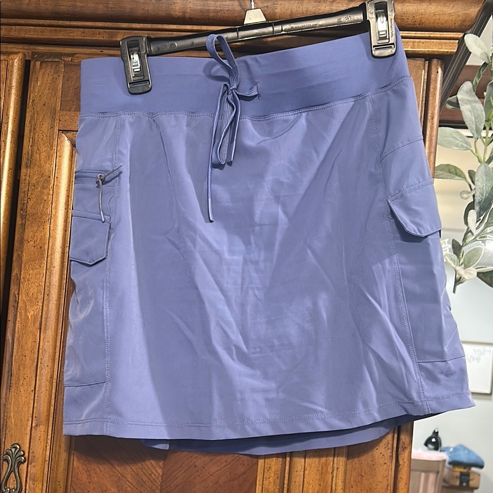 Purple Athletic Skirt with Pockets